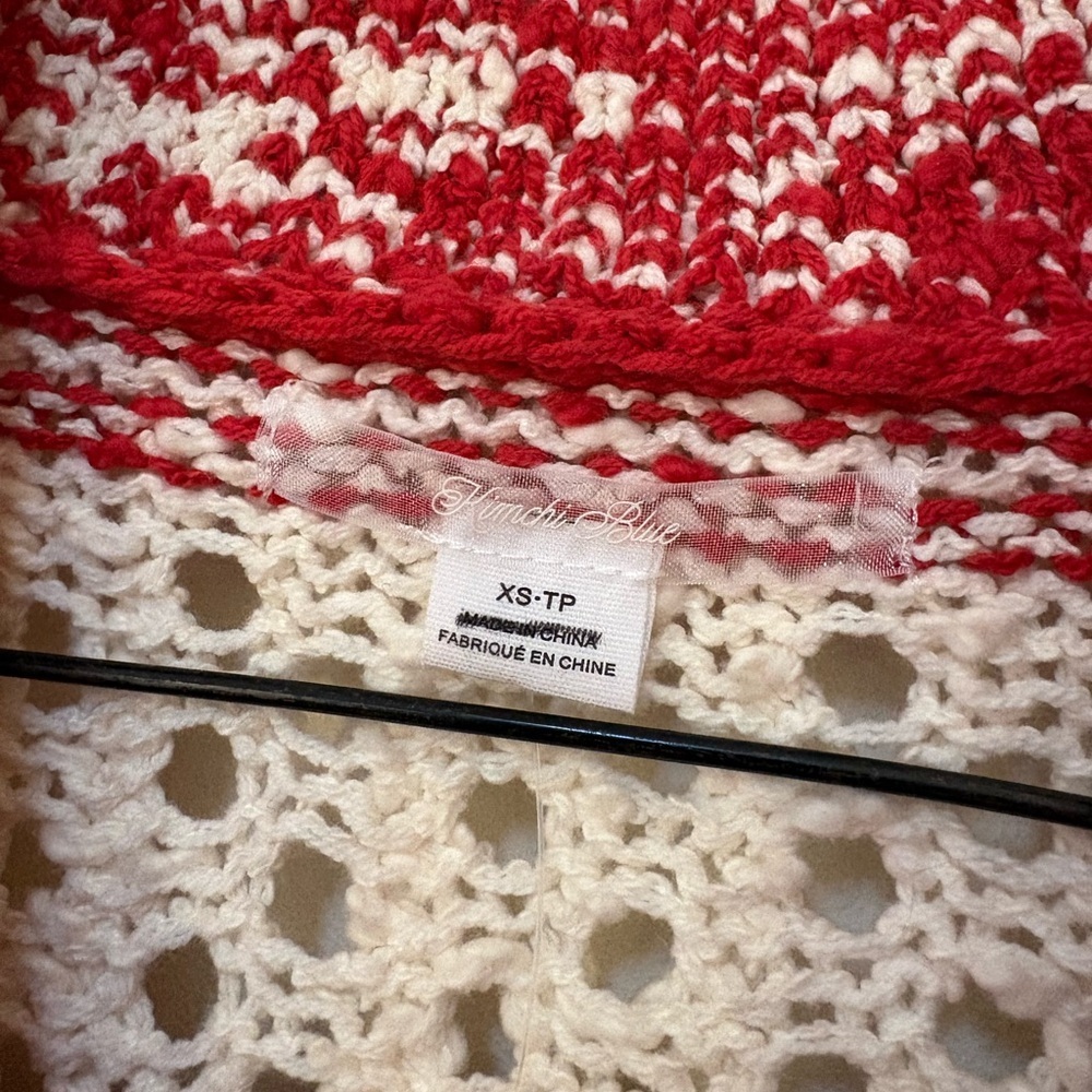 NWOT Urban Outfitters Kimchi Blue Libby Oversized Fairisle Knit Cardigan Size XS - Picture 6 of 16